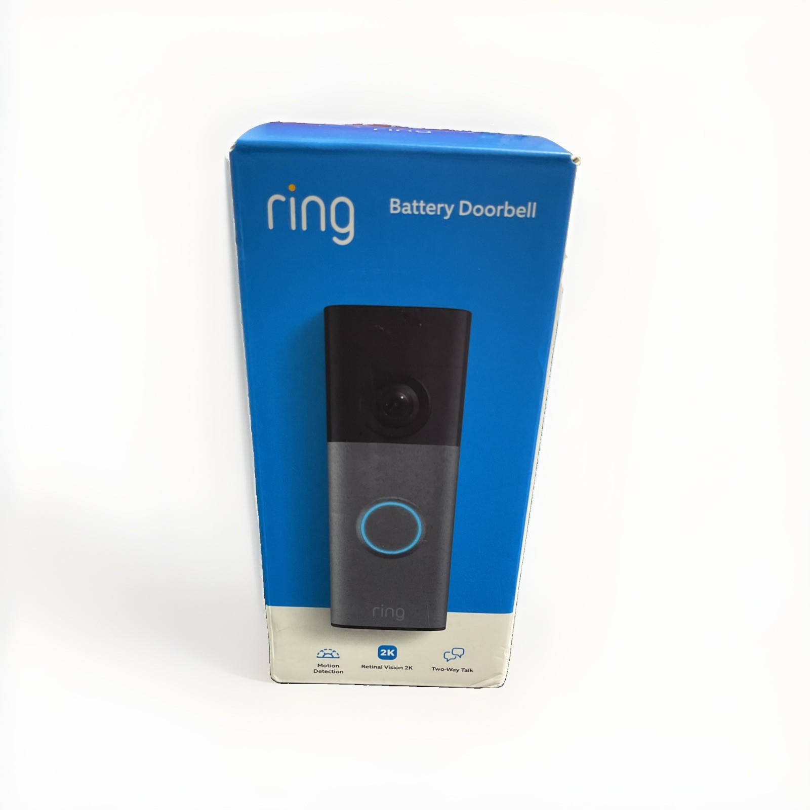 Ring Battery Doorbell 2K Retina Vision WiFi Video Doorbell New Sealed Black
