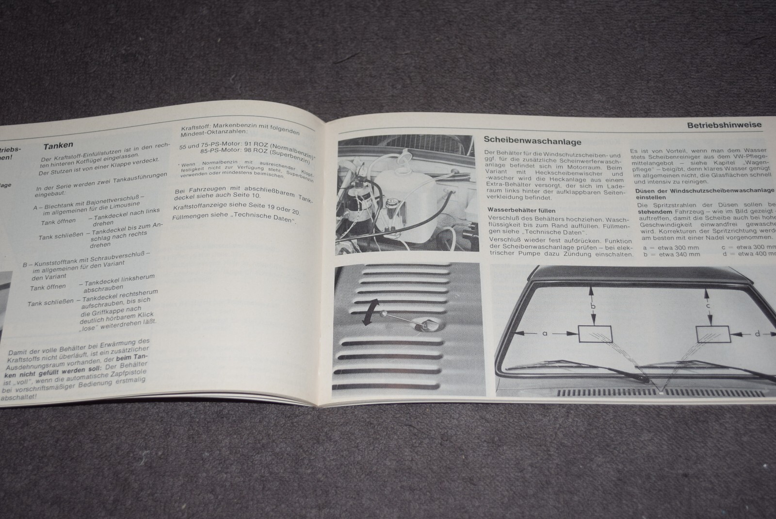 Operating Instructions Manual VW Passat B1 Type 32/33 Mint/Unused