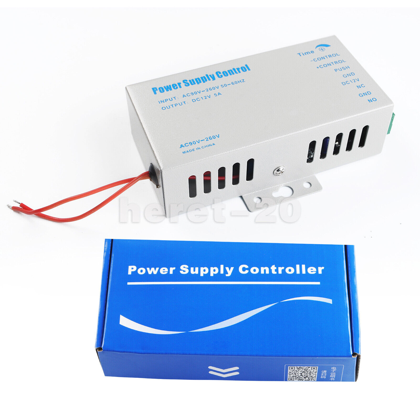 DC12V/5A Power Supply Unit AC90~260V for Door Access Control Intercom System US