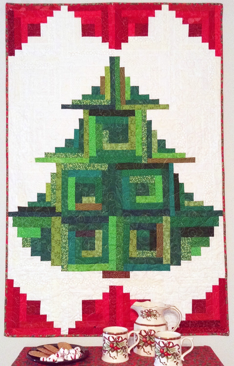 Quit Pattern Trim the Tree Cut Loose Press Project Sheet CLPJAW025 Wall Hanging