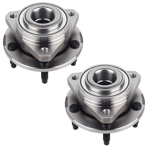 513215 Set of 2 Front Wheel Bearing Hub Assembly Fit for 2005-2007 Pontiac