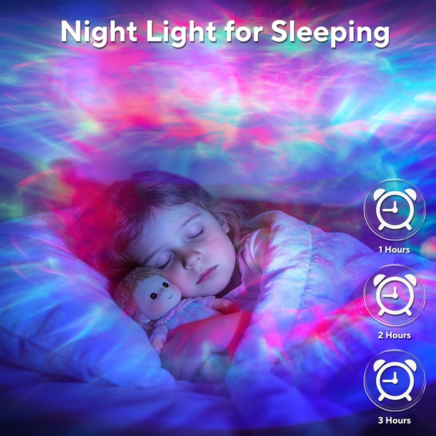 Galaxy Projector with Timer and Remote - Nebula LED Night Light for Kids