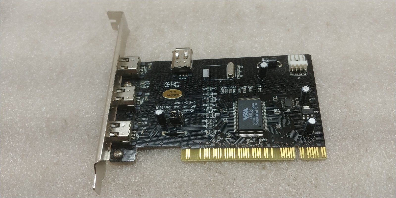 Firewire IEEE 1394a PCI Card, Syba 3+1-Port (Total 4 Ports), UW-1394PCI-A01 F SH