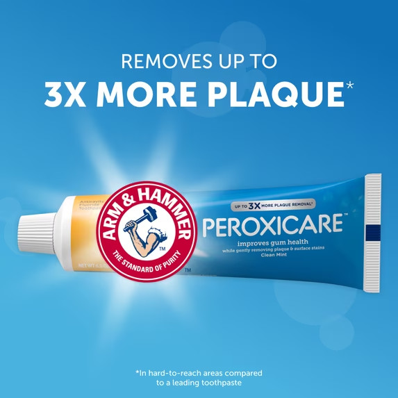( 4 PACK ) Arm & Hammer PeroxiCare Tartar Control Fluoride Toothpaste Mint
