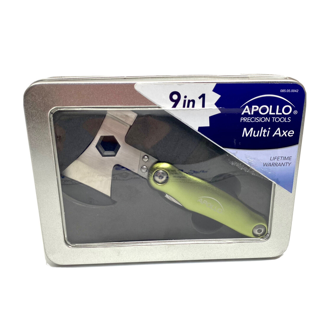 Multi Tool Purpose Camping Emergency Survival Apollo Precision Axe 9 in 1