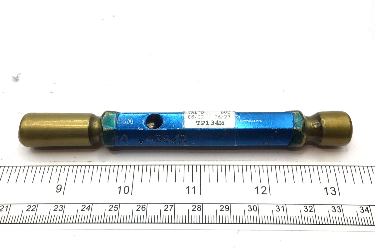 REGAL PREMIUM Go .436/Z  NoGo .445/Z~ Smooth Plug Gage, 0238F