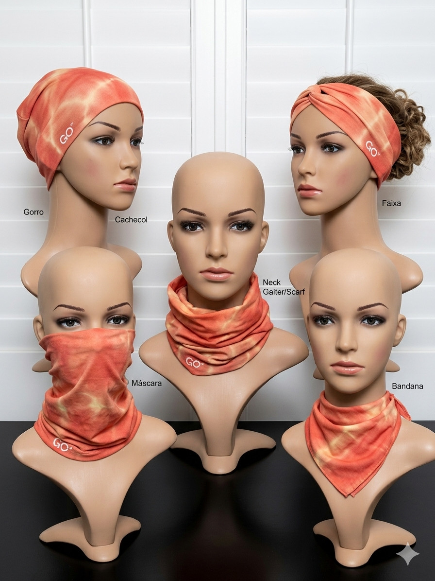 Got Sport Orange Neck Gaiter Buff Face Mask UV Protection Outdoor Bandana
