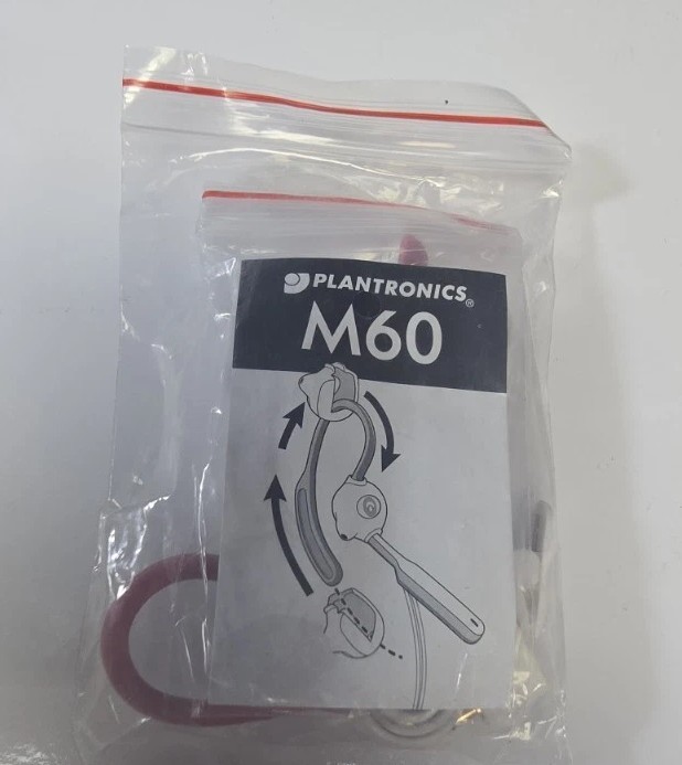 Plantronics M60 Wired Over the Ear Mobile 2.5mm Headset Pink BLING Trendy New!