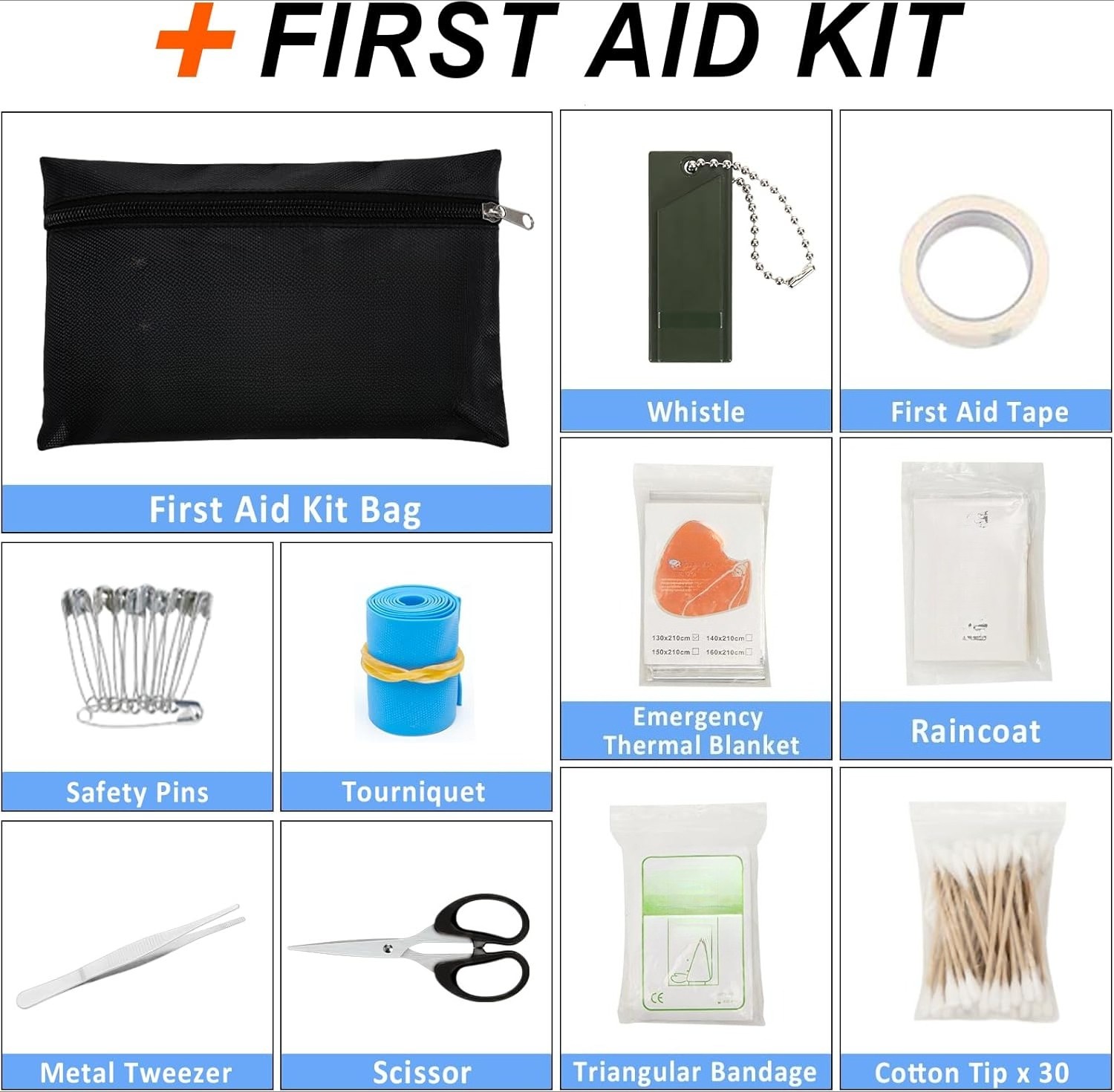105-Piece Roadside Vehicle Emergency Rescue Kit