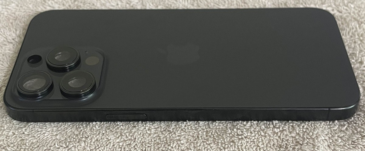 Apple iPhone 15 pro max rear back glass housing chasis Gray ( Sim card version )