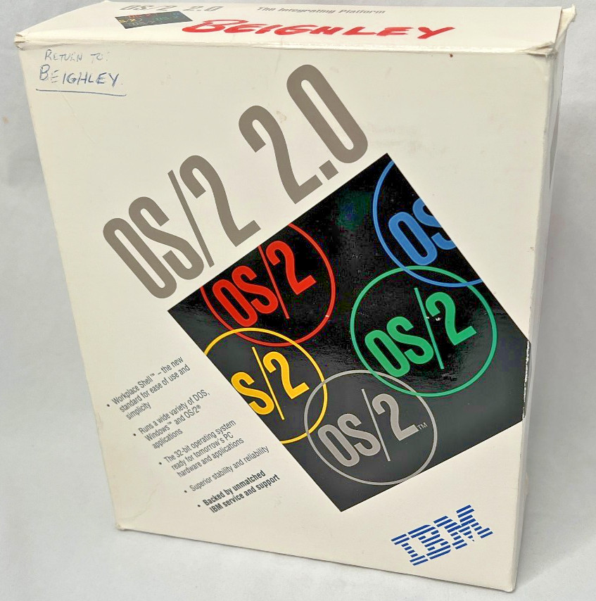 IBM OS/2 1992 Version 2.1  3.5 inch Complete Installation Diskettes and mauals