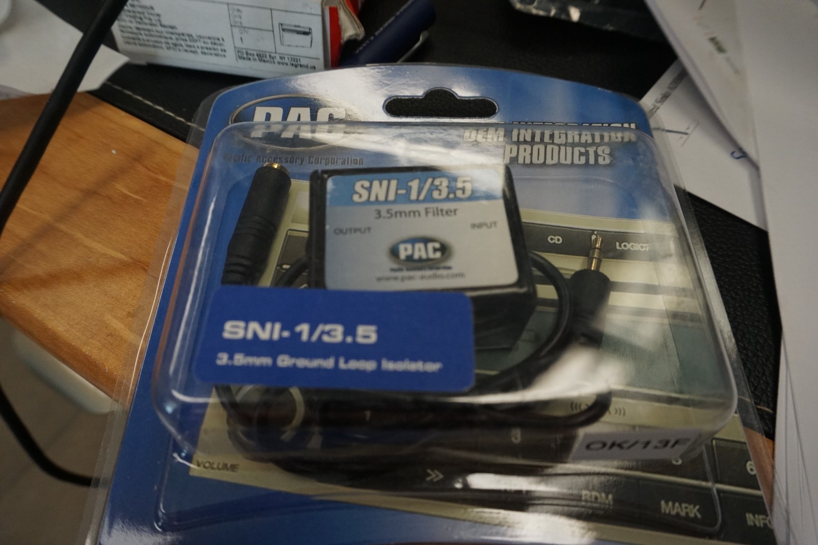 PAC SNI-1/3.5 3.5mm Noise Filter/Eliminator Ground Loop Isolator Brand New