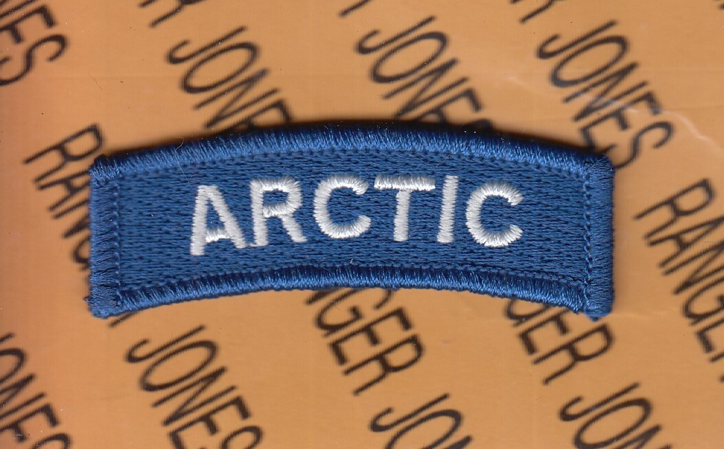 US Army 11th Airborne Division ARCTIC Alaska dress uniform tab patch m/e