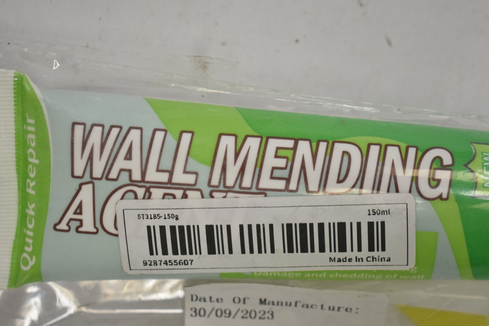 Spackle Wall Mending Agent Repair Kit w Scraper Paste Putty For Surface