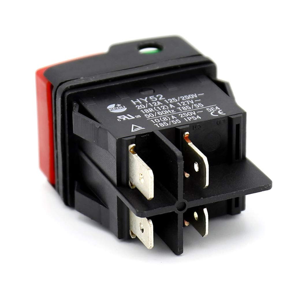 HY52 Equipment Push Button On/Off Start Stop Switch for Mechanical Device...