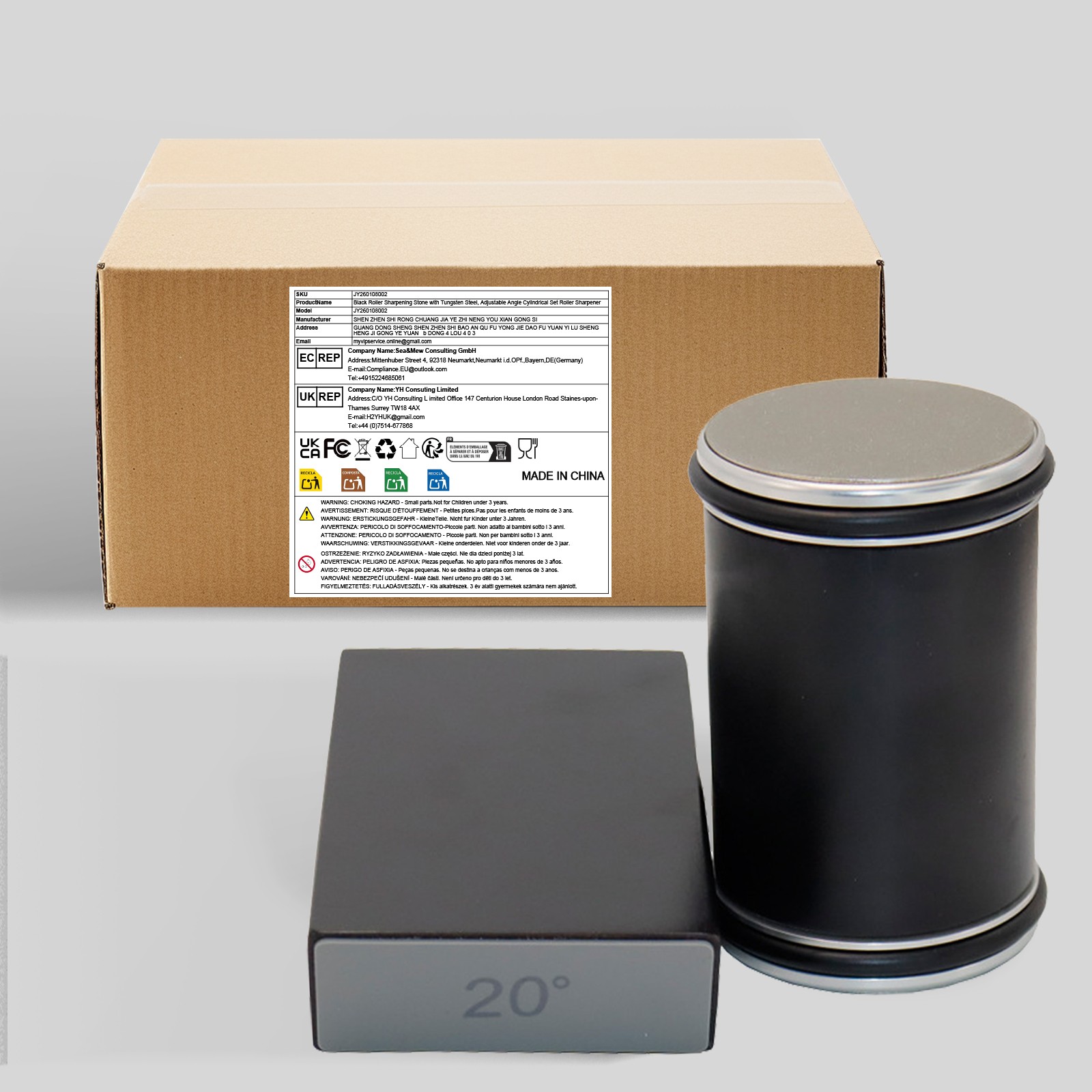 Manual Rolling Sharpening Stone Adjustable Angle Diamond Knife Rolling Sharpener