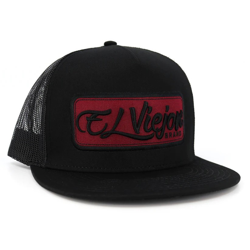 El Viejon Ev Patch Blk Blk Maroon Patch - Hats Cap - Ev Patch 15