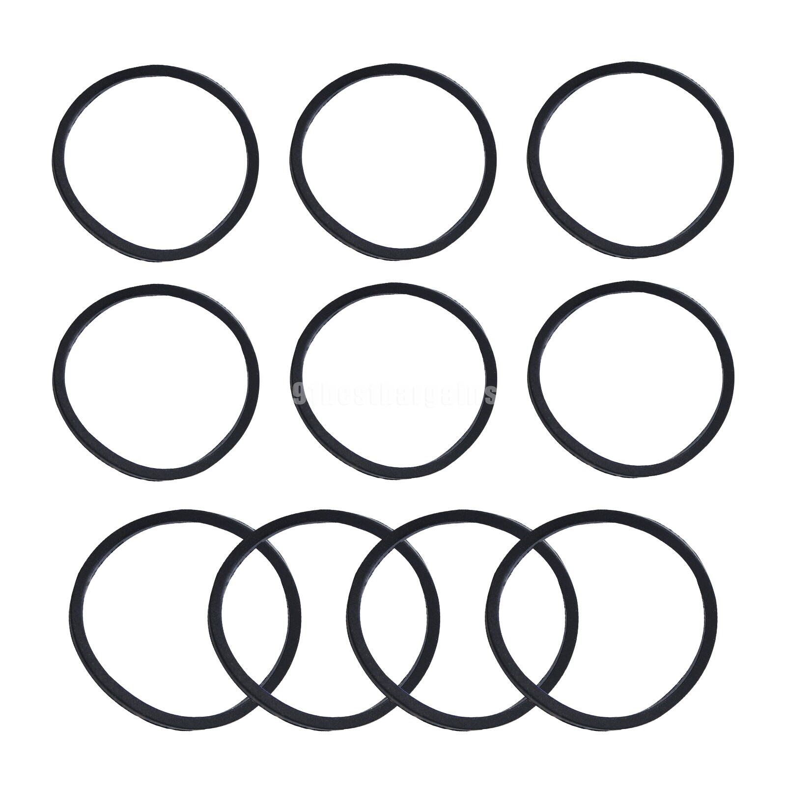 10 Pcs Disc Drive Belt Rubber Ring Band Replacement for Xbox 360 & Slim DVD Tray