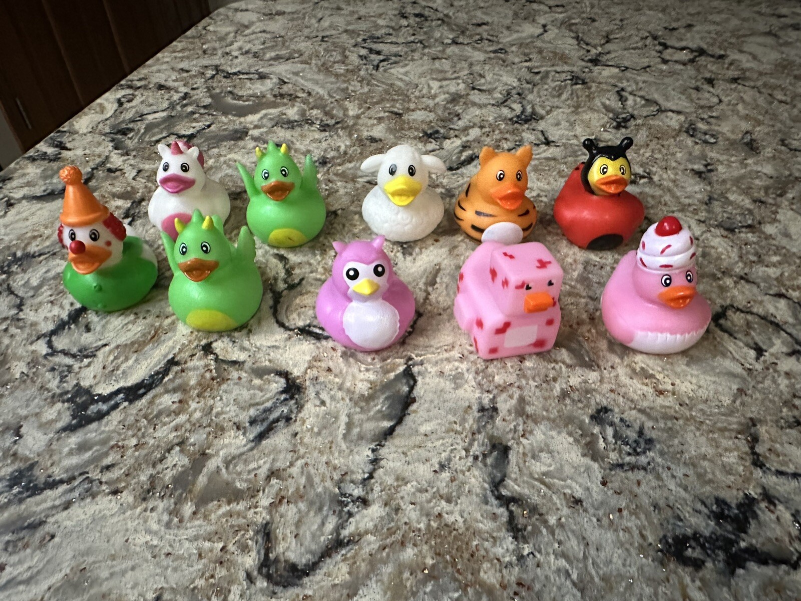Rubber Duckie Lot Duck Duck Jeep 10 Animals Clown Dragon Owl Party Favor
