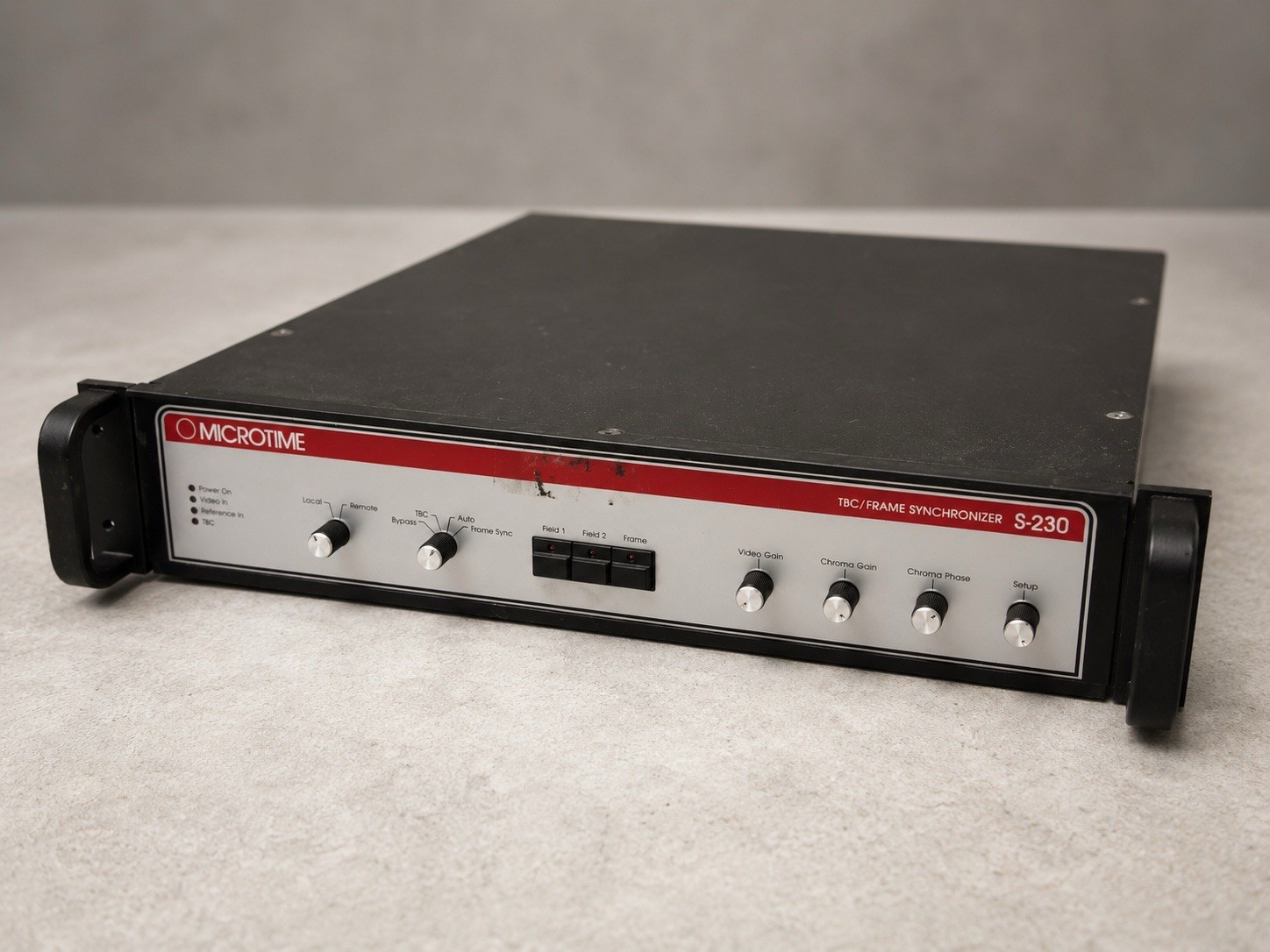 Microtime S-230 TBC/Frame Synchronizer Rack-Mountable w/ Video Gain Chroma Phase