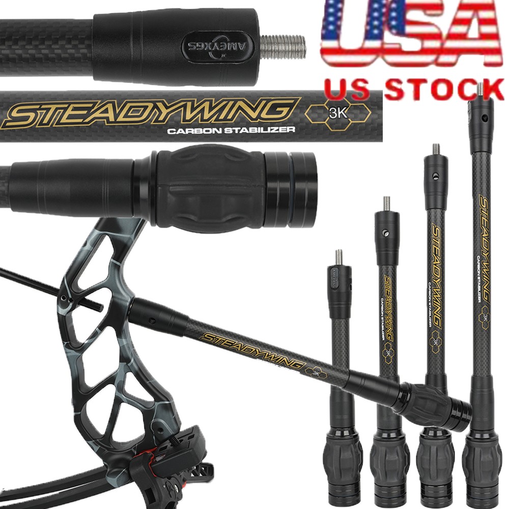 Carbon Stabiliser Balance Bar Compound Bow Archery Silencer Dampener Absorber