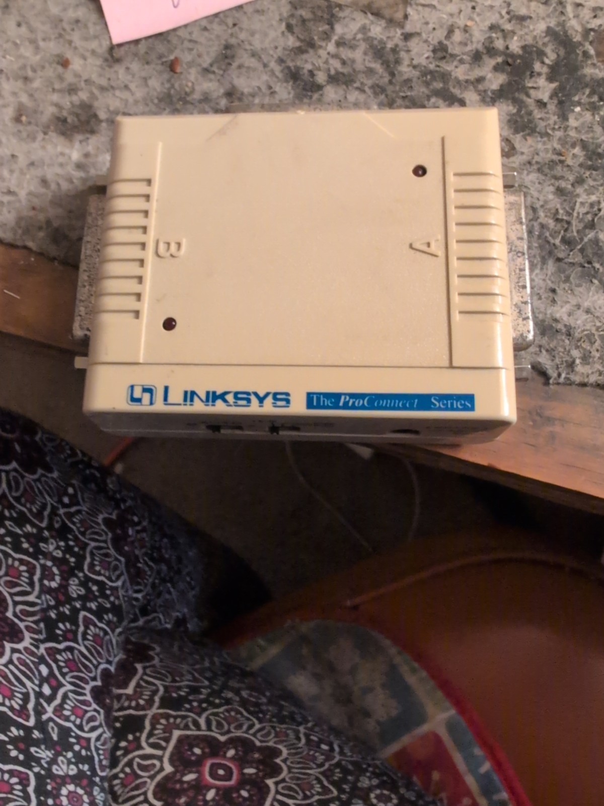 Vintage Linksys The Pro Connect Series 3 Parallel Port