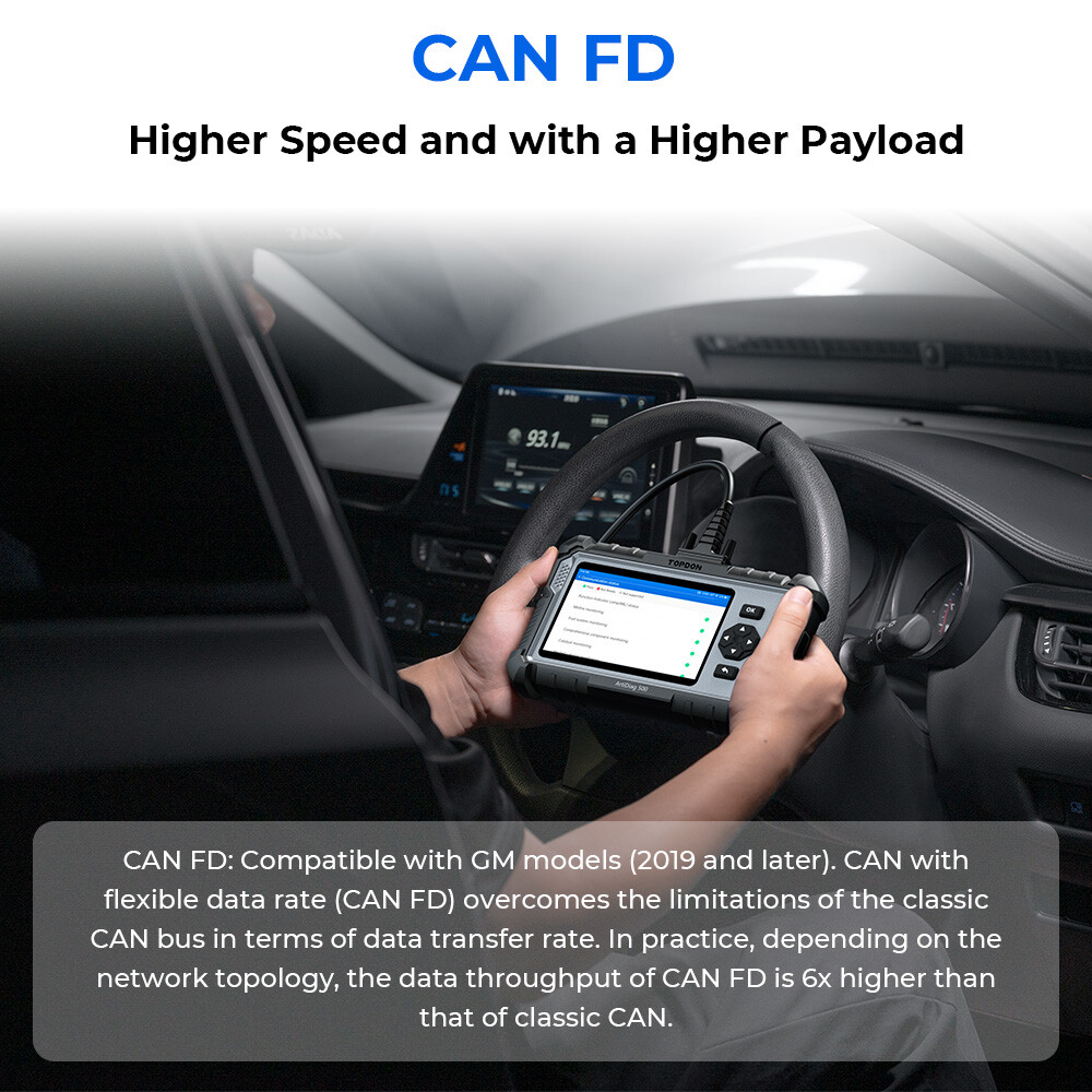 2025 TOPDON AD500 OBD Car Diagnostic Scanner Tool Code Reader Check Engine ABS