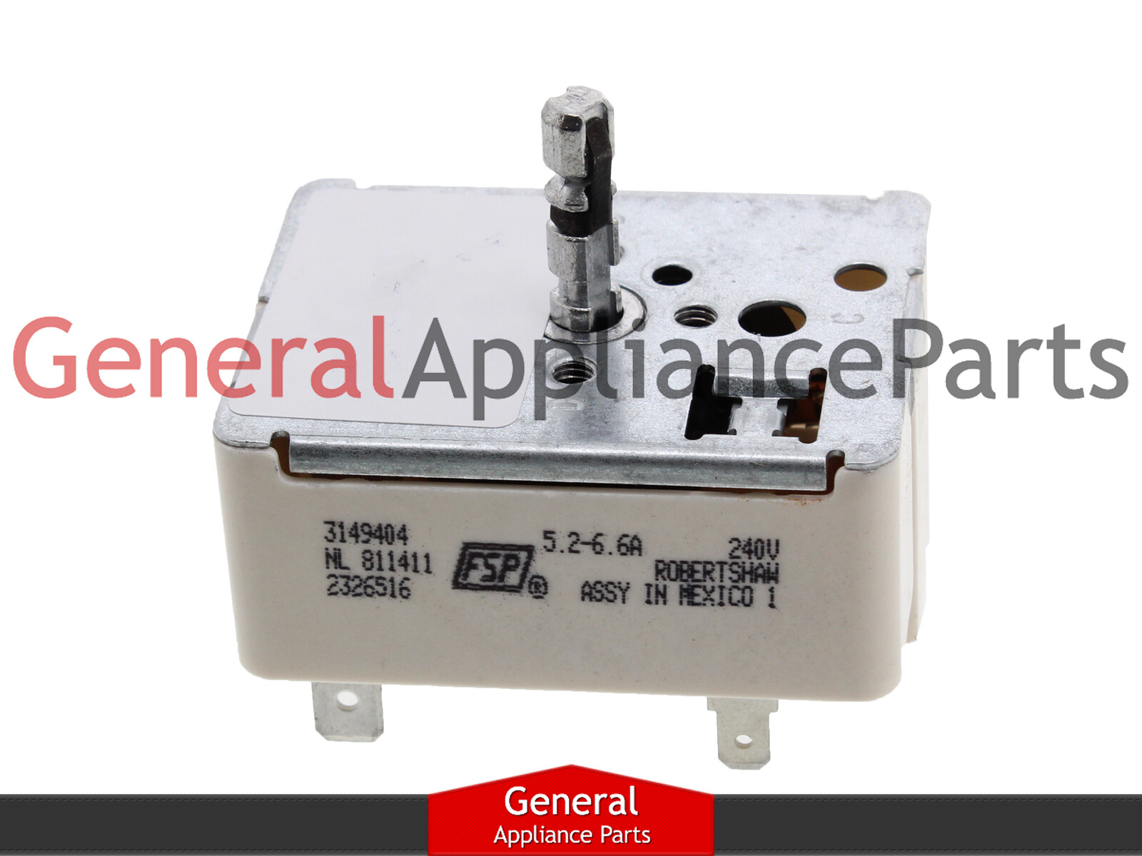 Range Stove Infinite Switch fits Whirlpool Maytag # 311856 311857 314144 3148951