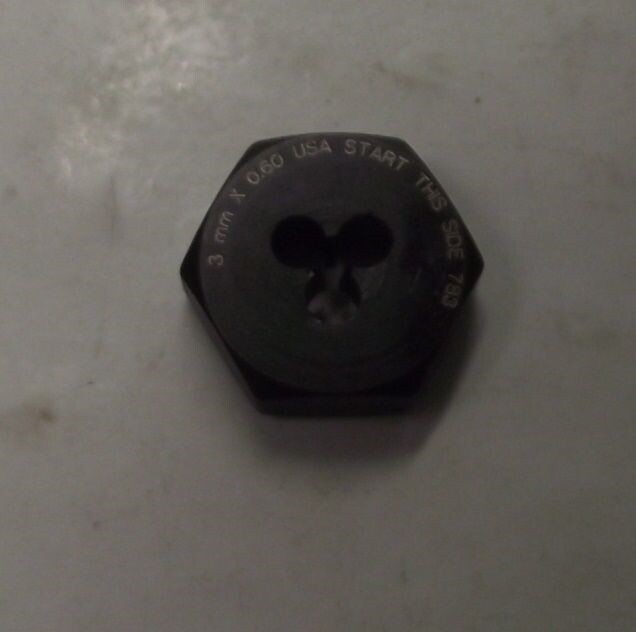 Bosch 396321 3mm x 060 Metric Hex Die 1609446879 USA #T47
