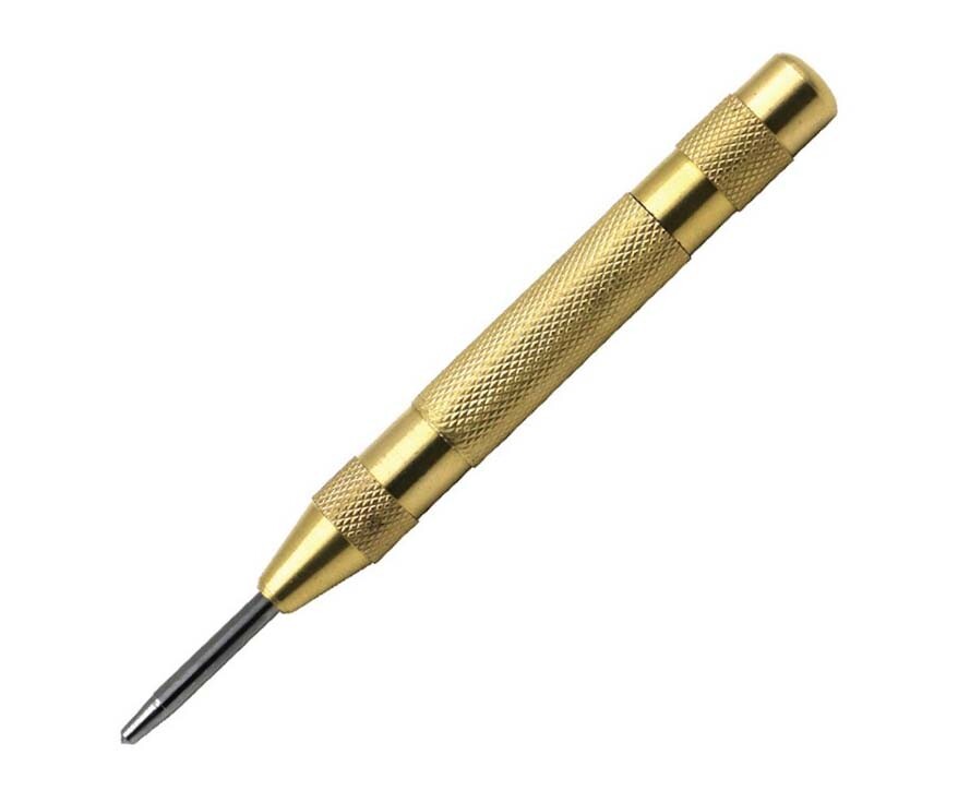 130mm Automatic Center Punch HRC 58-62 Greased Tip Spring Loaded Mark Starting