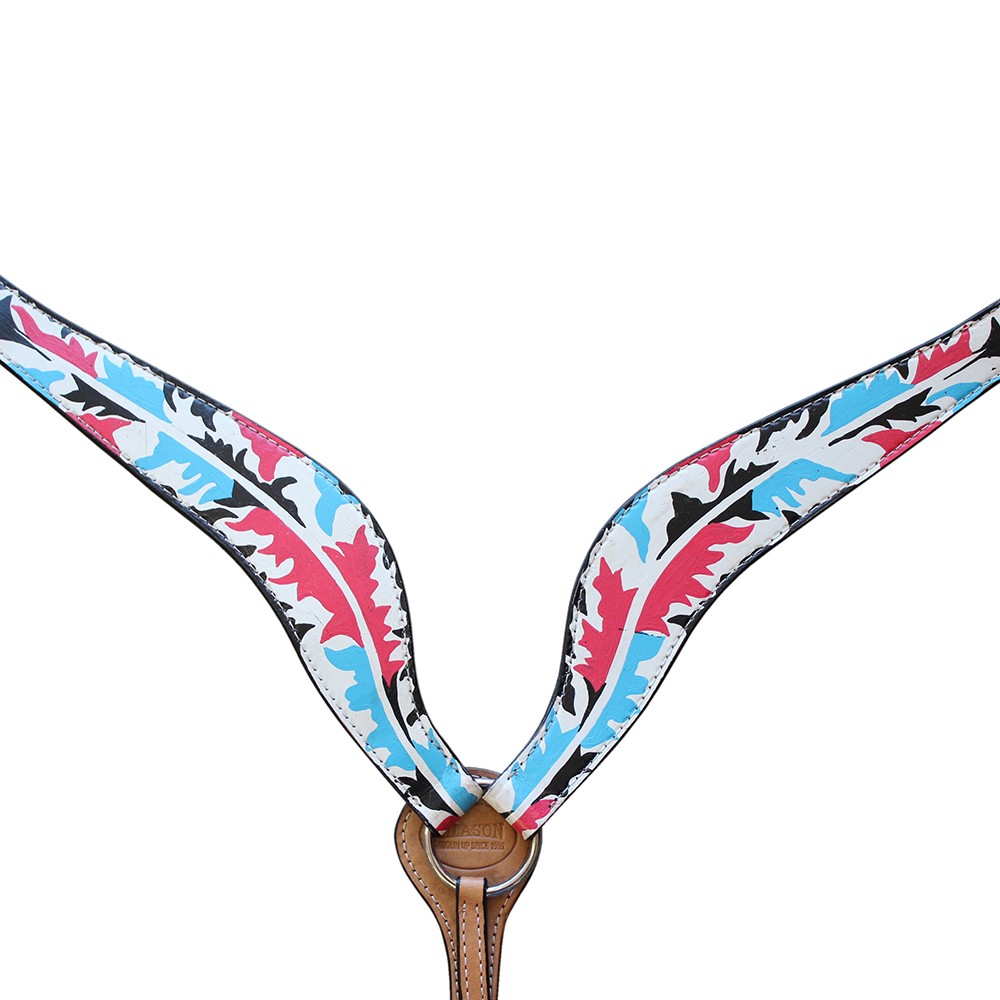 HILASON Western Horse Breast Collar American Leather Tan | for Horses