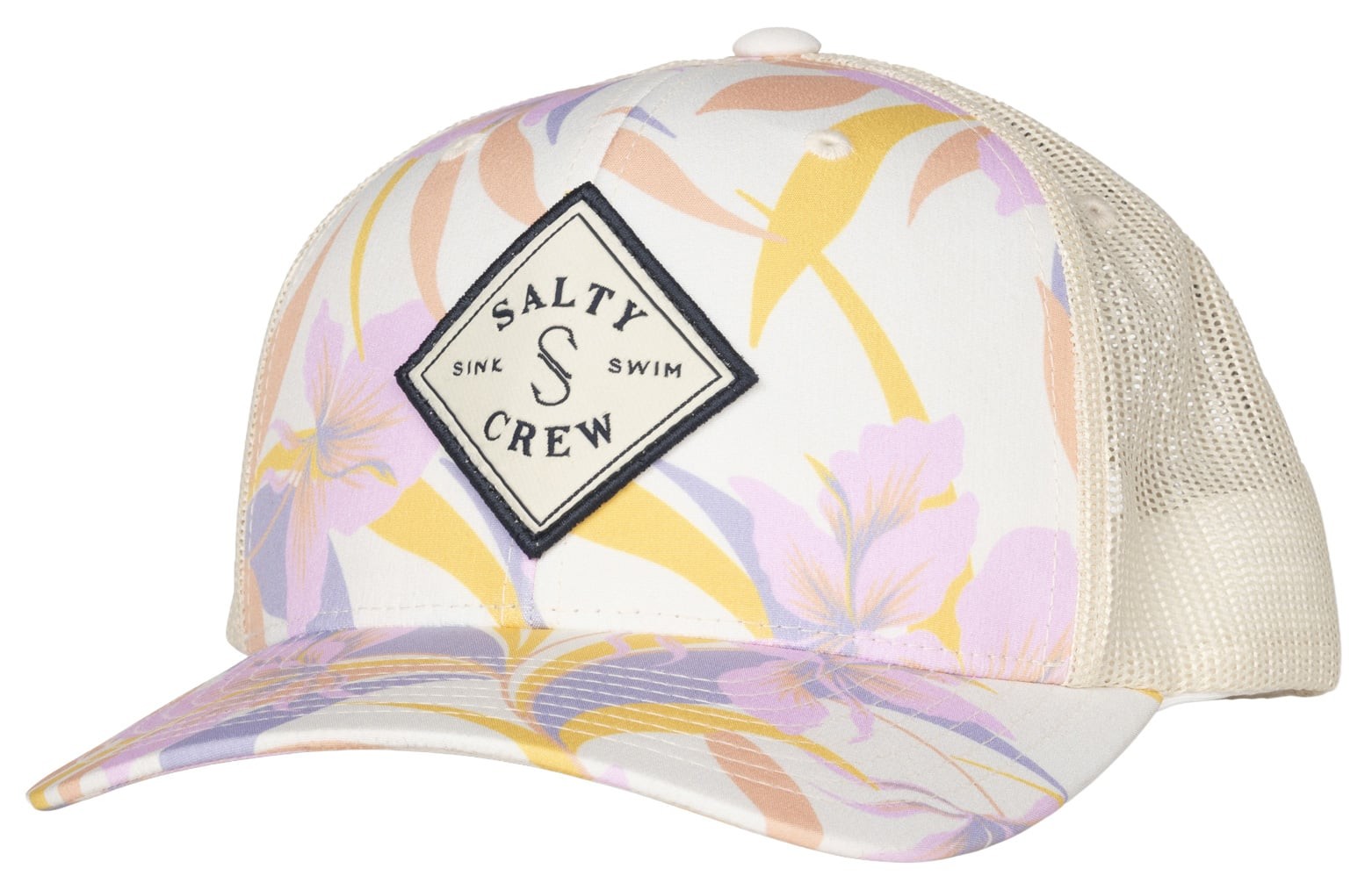 Salty Crew Sealine Retro Women's Trucker Hat - Pink Skies - New