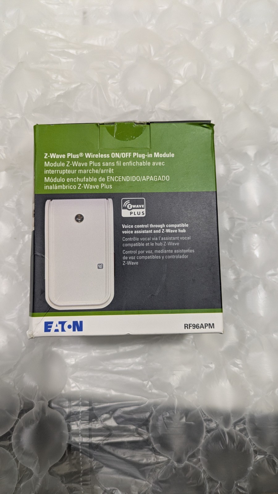Eaton RF96APM Z-Wave Plus Plug-In Appliance Module 125 V 12 A 1400 W wireless