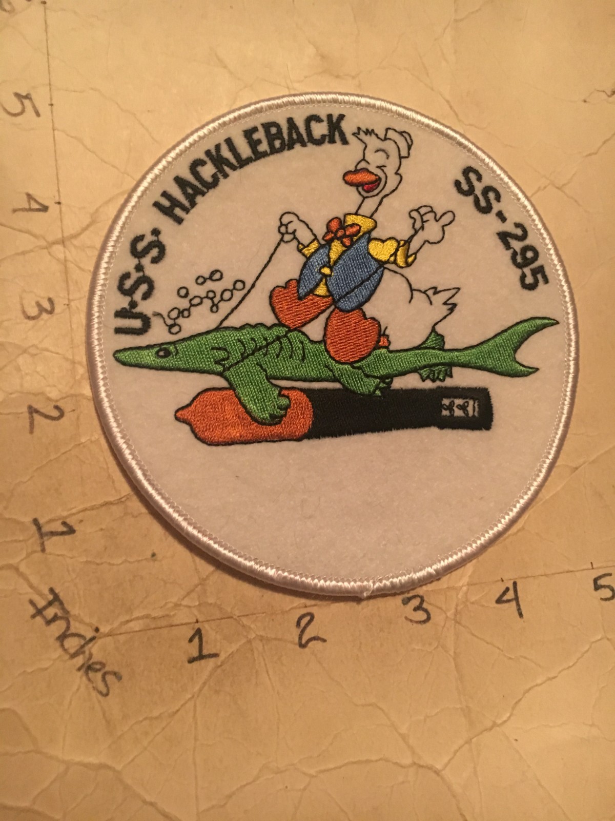 US NAVY USS Hackleback SS-295 Submarine Patch 8/1/25