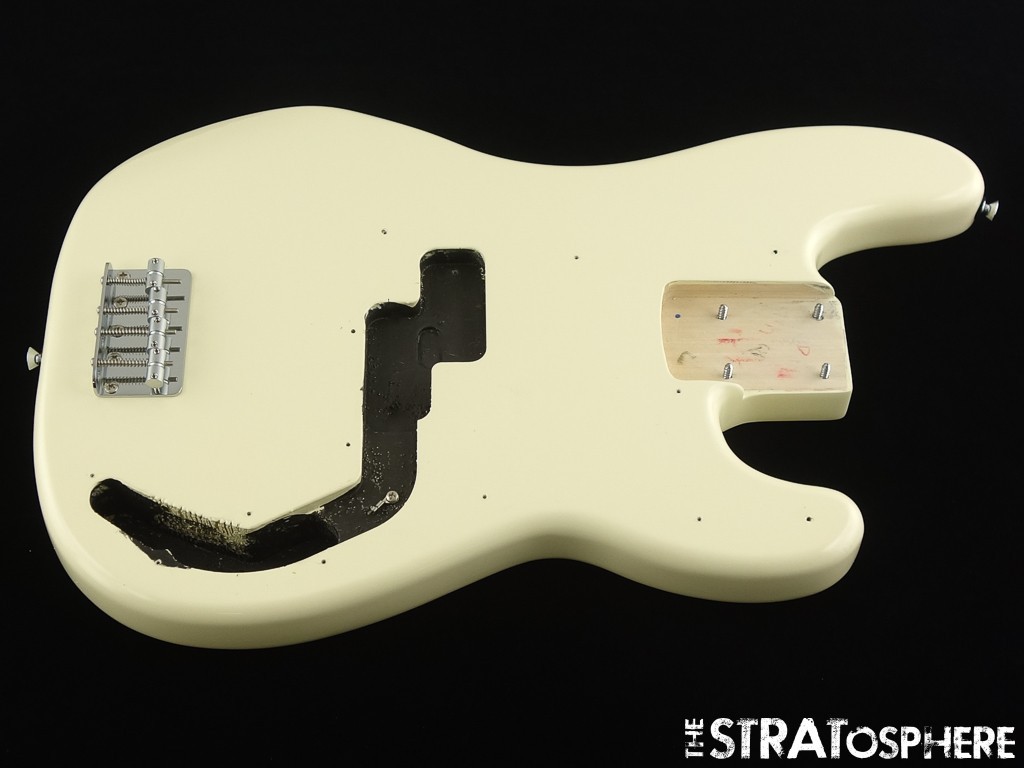 Fender Standard Precision BASS BODY + HARDWARE P Bass, Poplar, Olympic White