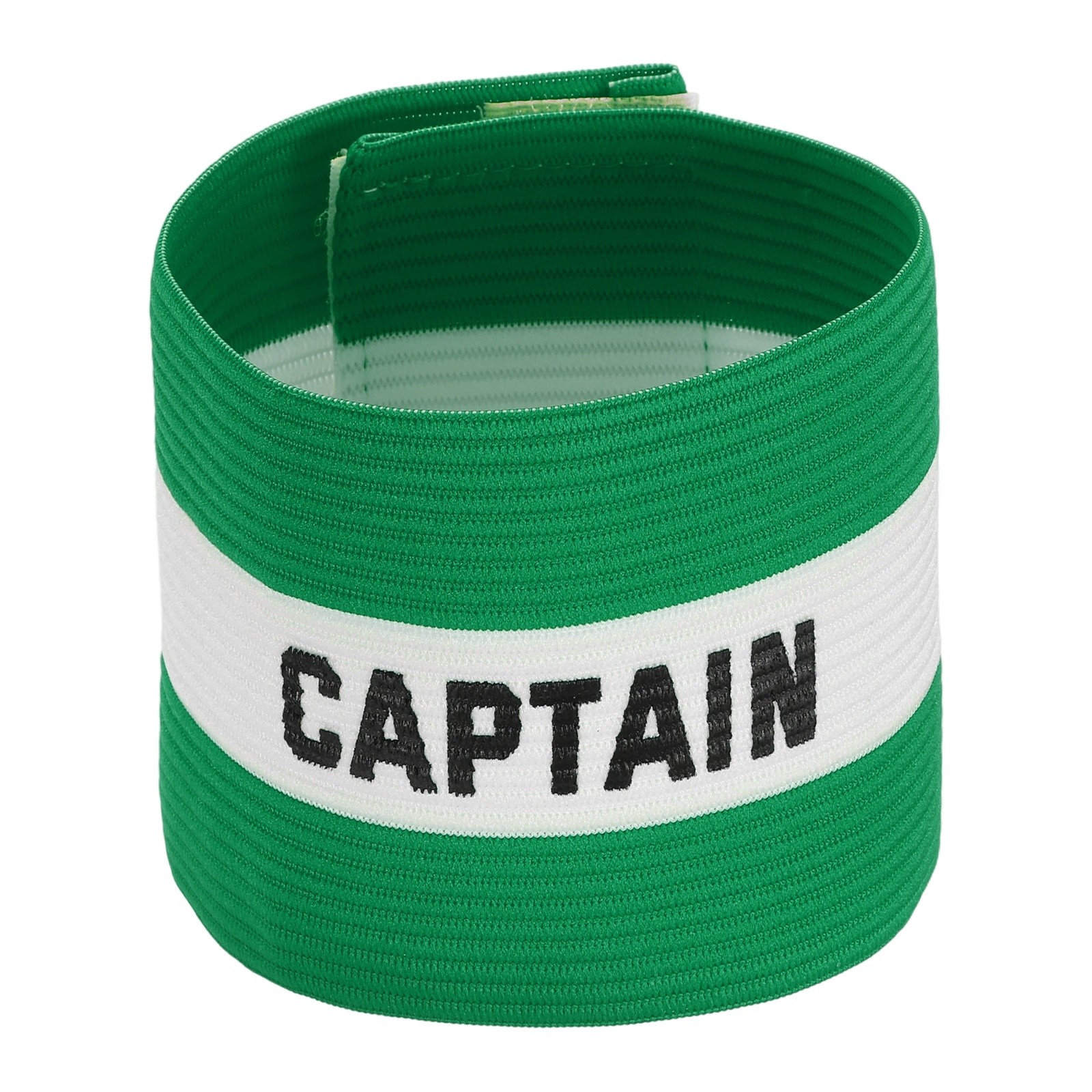 Soccer Captain Armbands,  Adjustable Captain Bands, Green&White