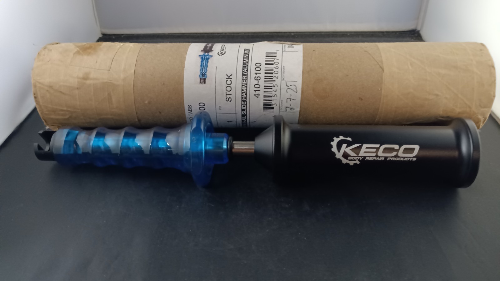 Keco Tabs 410-6100 Mini Hail Slide Hammer Aluminum New Open Box