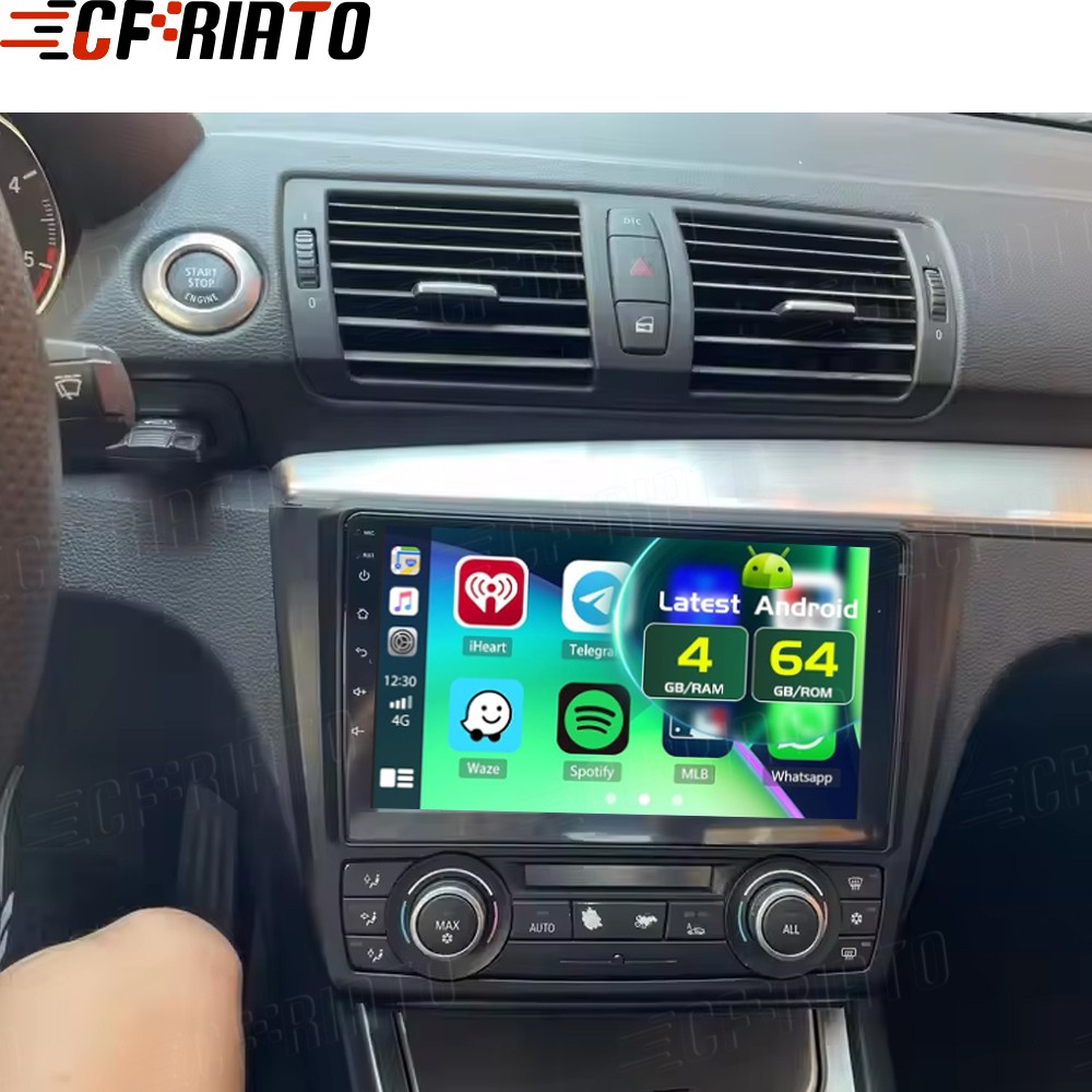 4+64GB For BMW 1 Series 128 i 135 i Android 15 Car Stereo Carplay GPS Navi Radio