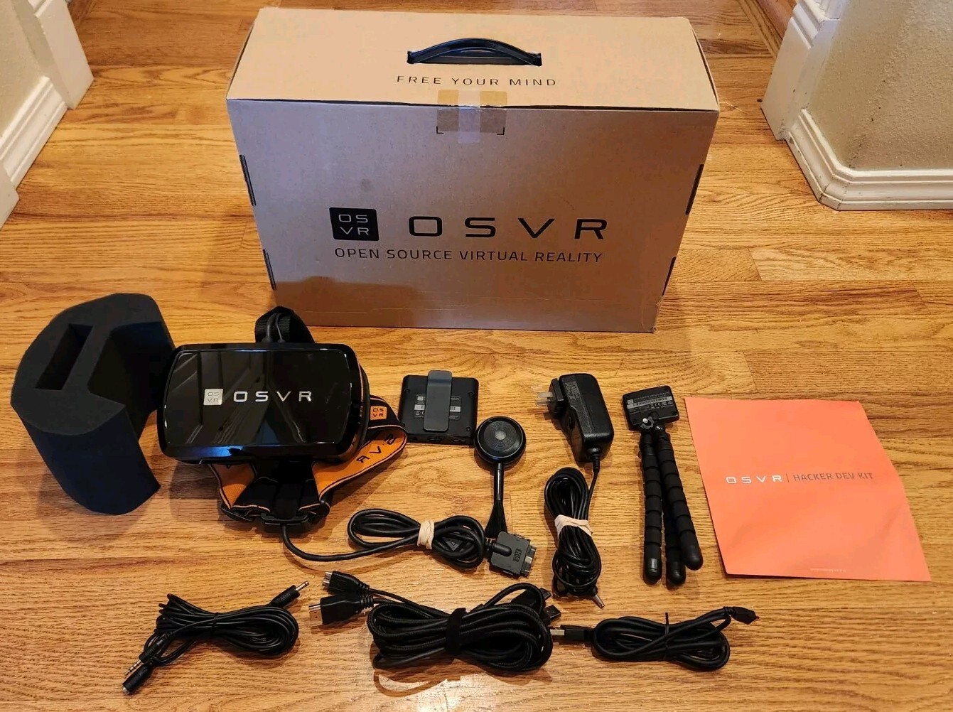 OSVR Open Source Virtual Reality Headset Hacker Dev Kit Bundle Complete In Box