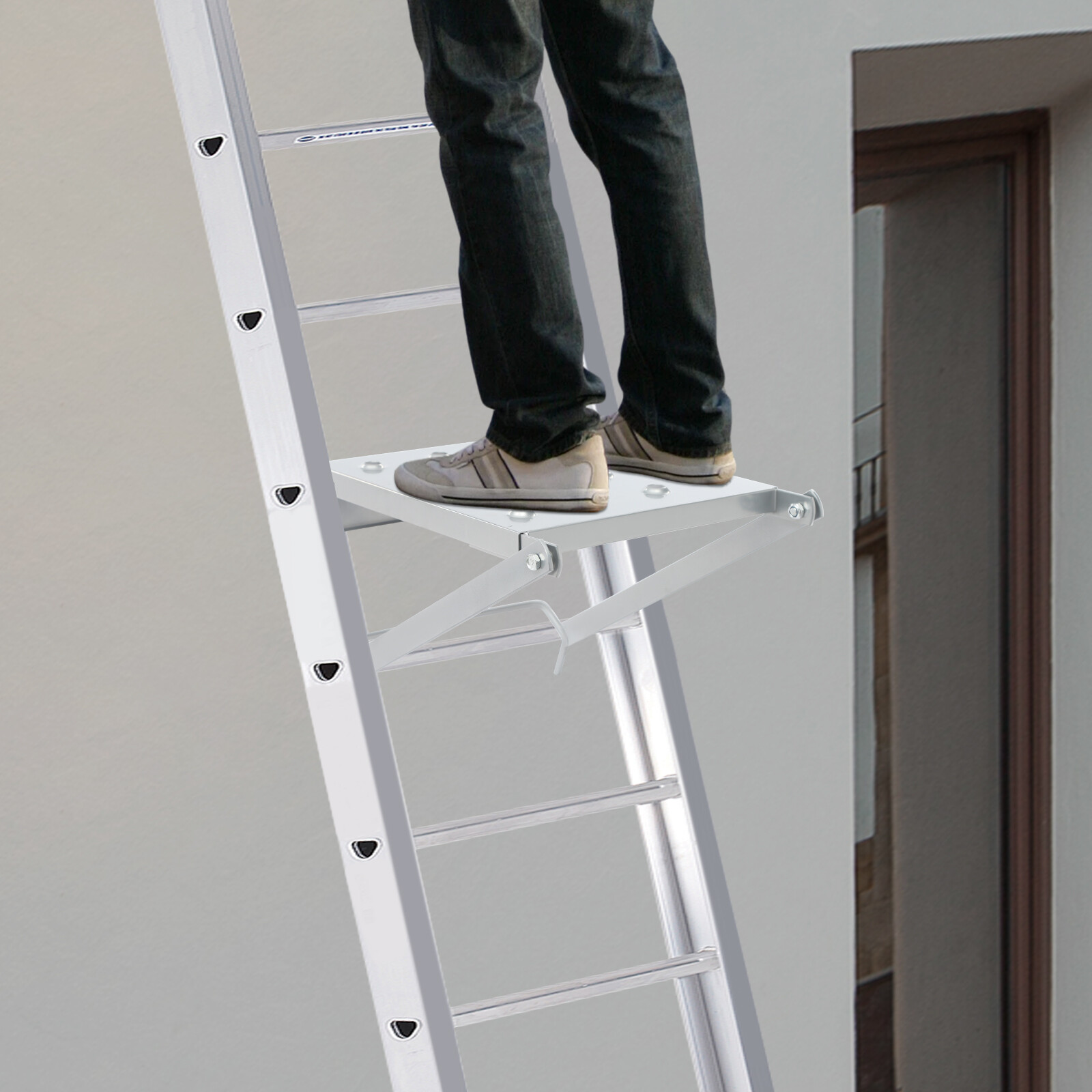 Ladder Work Platform Accessory, Work Platform for Hanging in Ladders