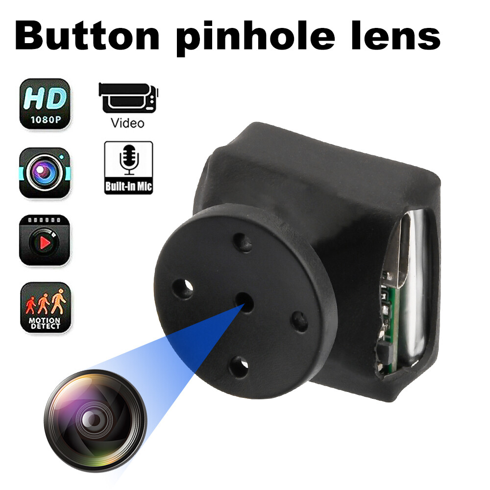 1080P Small Button Camera Built-in Battery Micro Mini DIY Body Video Recorder