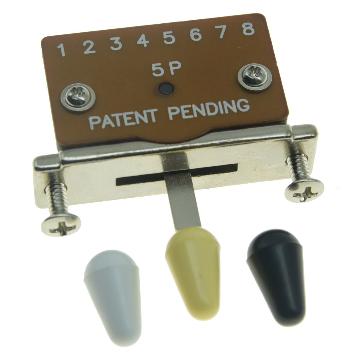 KAISH Die-cast 5 Way Guitar Pickup Selector Switch with 3 Plastic Tip