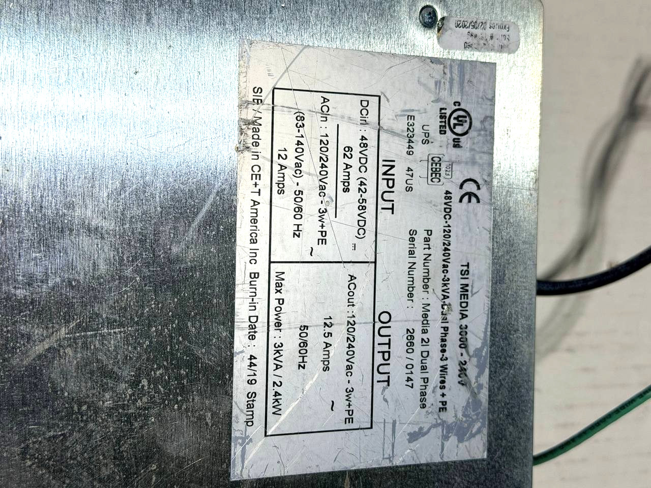 CE+T TSI Media 2I Dual Phase (TSI-EPC) Inverter
