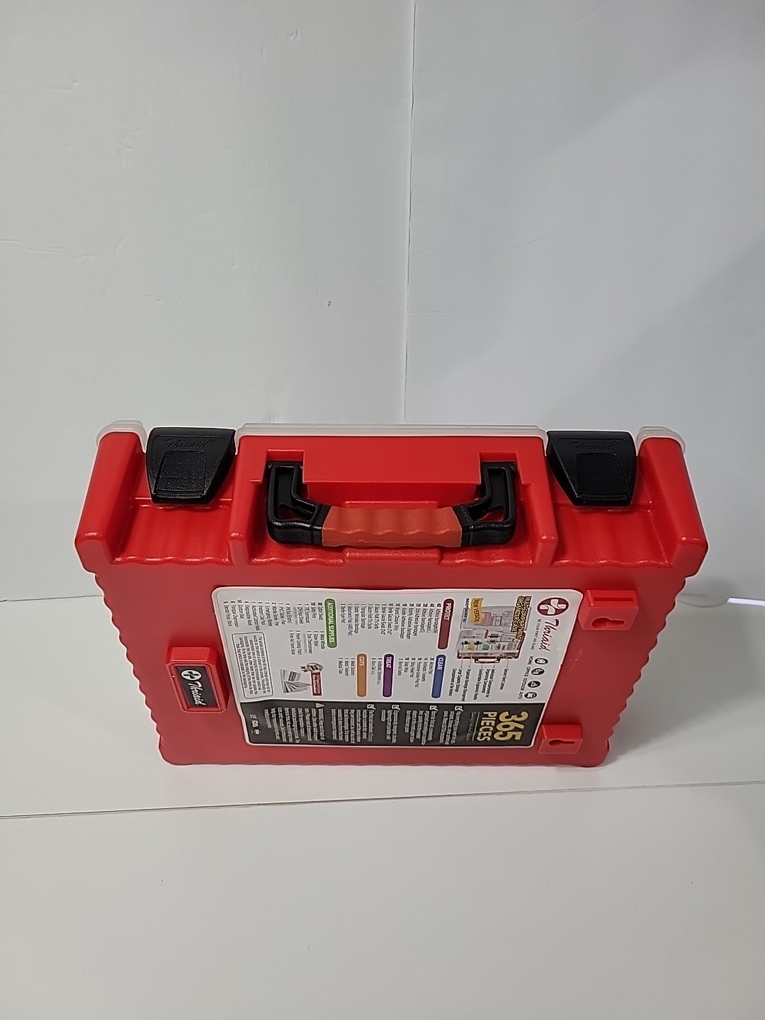 365 Piece First Aid Kit, Multi Compartment Durable Hard Case