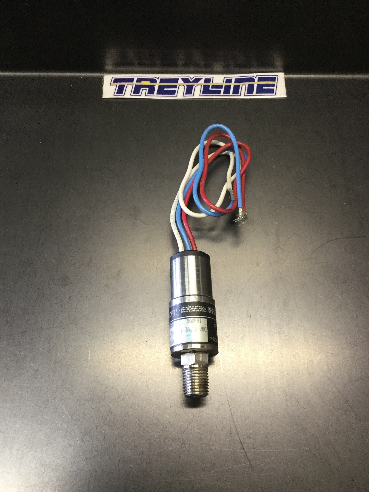 NEW, ASHCROFT, APSNSDLS02, PRESSURE SWITCH,  250VAC, 5A, 500PSI. (5i-1)