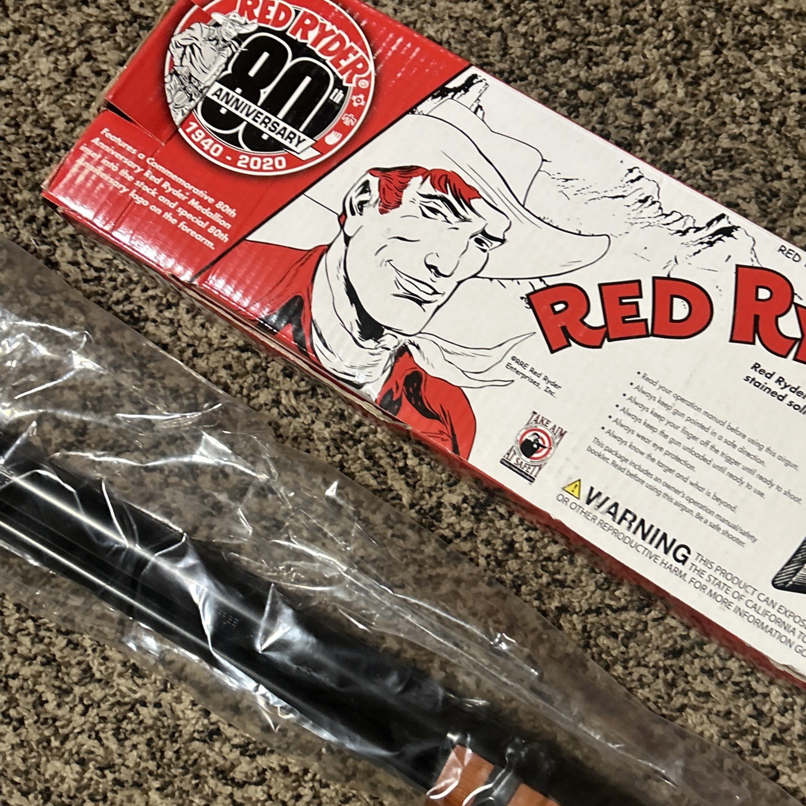 Daisy Red Ryder 650 80th Anniversary BB Gun - NEW in BOX