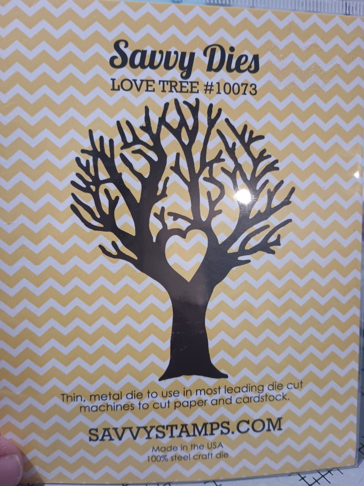 Savvy Dies Love Tree #10073 Steelcraft Die