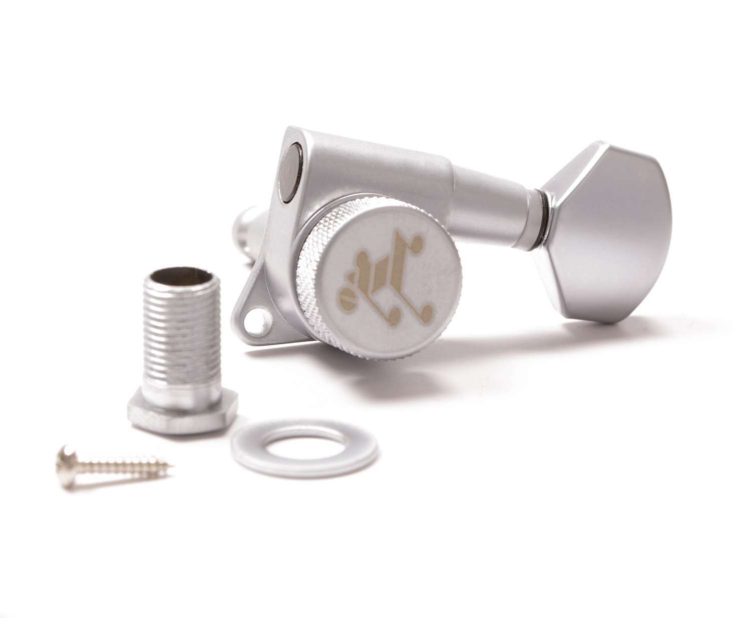 Genuine Tone Ninja 19:1 Locking Tuners, 3x3 set, Satin Chrome
