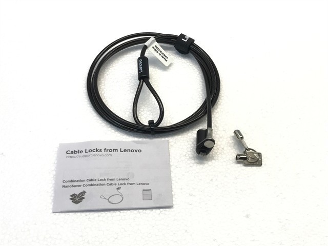Lenovo NanoSaver Essential Cable Lock 4XE1F30276