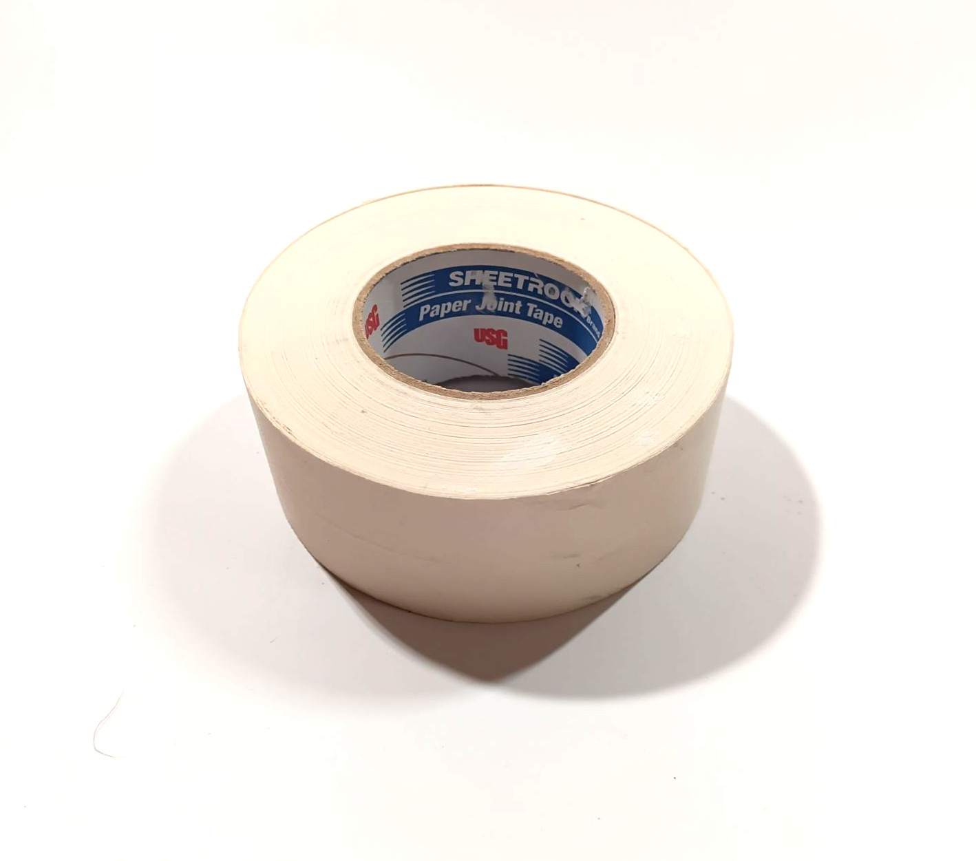 USG Sheetrock Brand 2-1/16 in. x 250 ft. Paper Drywall Joint Tape used a little